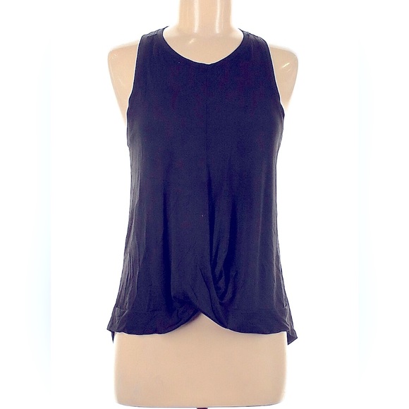 NUX Los Angeles Butter Soft Hi Lo Knot Tank Size S - Picture 2 of 4